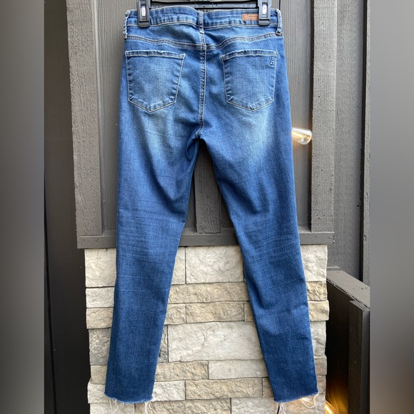 Articles Of Society Distressed Skinny Jeans in Blue - Picture 6 of 9